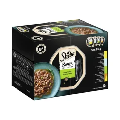 Sheba Nourriture Humide^Multipack Sauce Collection Fine variété 12 x 85 g