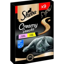Sheba Friandises^Sachets Creamy Snacks 7 x 9 x 12 g Poulet & saumon