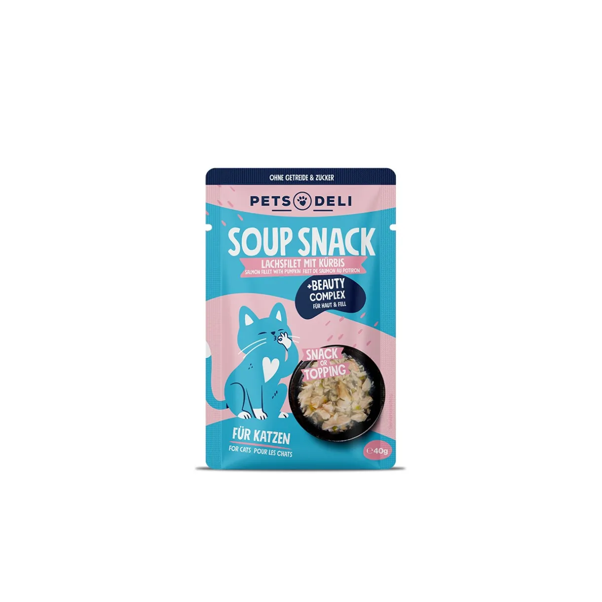Nourriture Humide|Friandises^Snack chat Adult Functional Suppe Beauty Saumon 12 x 40 g
