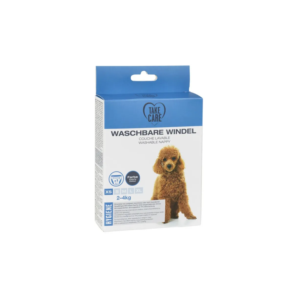TAKE CARE Couches Pour Chien^Couches lavables XS