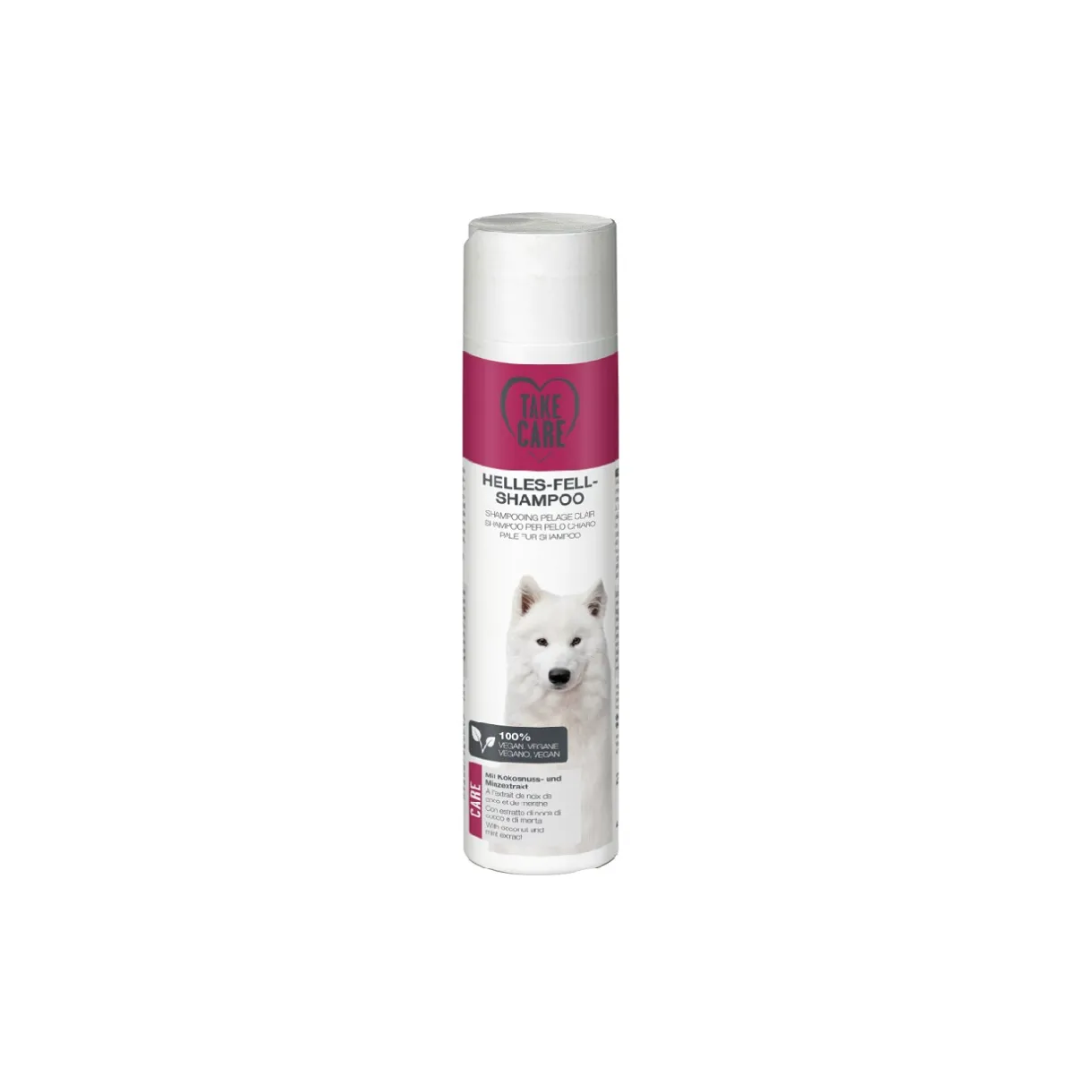 TAKE CARE Soins Du Pelage^Shampooing pour chien pelage clair 250 ml