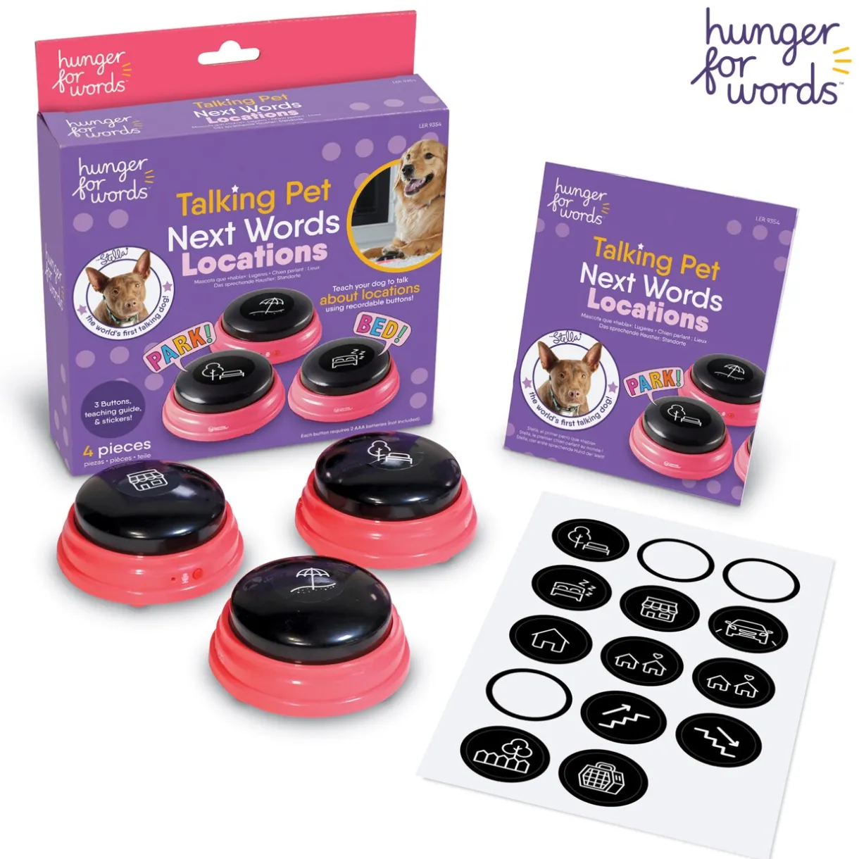 Aide À L'Éducation|Agility^Talking Pet Next Words: Emplacements