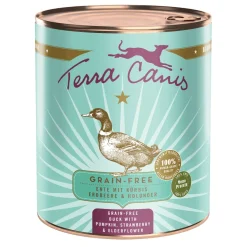 Terra Canis Nourriture Humide^Nourriture humide pour chien sans céréales adulte Canard 6x800 g