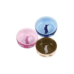 Trixie Lapins Nains^Gamelle en céramique rongeur diverses couleurs 250 ml