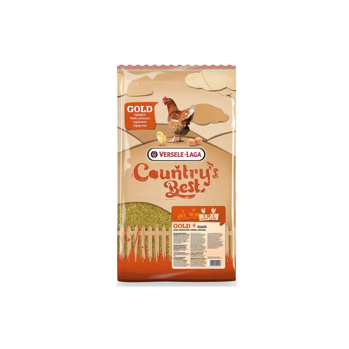 Versele-Laga Tout Dans Poules & Basse-Cour|Nourriture & Foin^Country’s Best Gold 4 Mash 5 kg