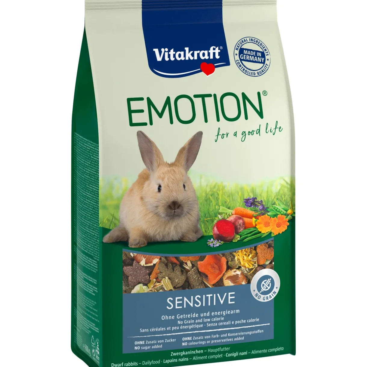 Vitakraft Lapins Nains|Nourriture Principale^Emotion Emotion Sensitive lapins nains 600g