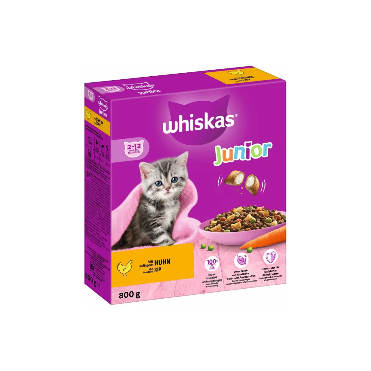 Whiskas Croquettes Pour Chat|Nourriture^Junior poulet 800 g