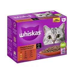 Whiskas Nourriture Humide^Multipack 1+ Sélection classique en sauce 12x85 g