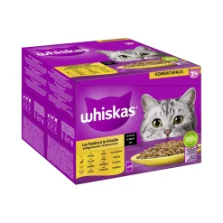Whiskas Nourriture Humide^Multipack 7+ sélection de volailles en sauce 24 x 85 g