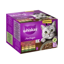 Whiskas Nourriture Humide^Pure Delight Pack avantage Ragoût classique en gelée 24 x 85g