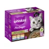 Whiskas Nourriture Humide^Pure Delight Ragoût Mixte en Gelée Multipack 12x85g