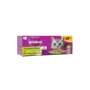 Whiskas Nourriture Humide^Sachets fraîcheur La Carte Mixte en gelée 4 variétés pour chat adulte 48x85g