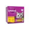 Whiskas Nourriture Humide^Sachets fraîcheur Les Festins à la Volaille en sauce 4 variétés pour chat adulte 24x85g