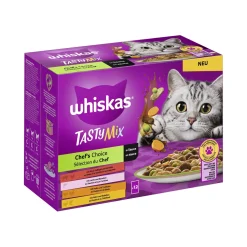 Whiskas Nourriture Humide^Tasty Mix Multipack Chef’s Choice en sauce 12x85 g