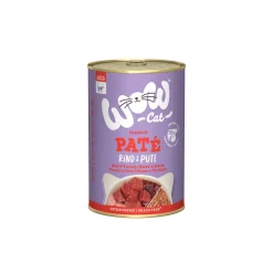 WOW Nourriture Humide^Cat Adult 6 x 400 g Bœuf et dinde