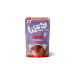 WOW Nourriture Humide^Cat Adult 12 x 125 g Bœuf et dinde