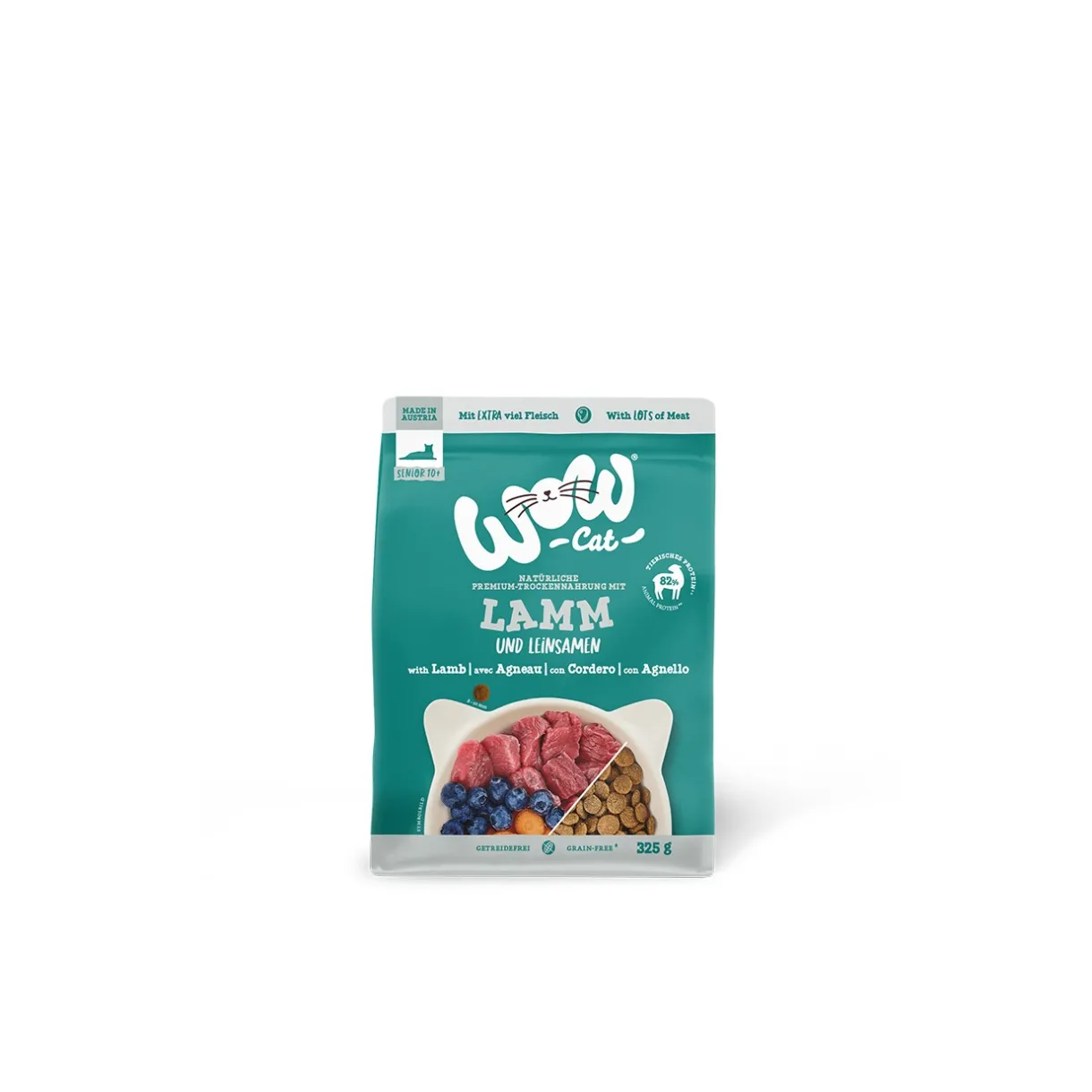 WOW Croquettes Pour Chat^Cat Senior Agneau 325 g