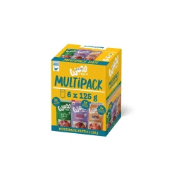 WOW Nourriture Humide^Nourriture humide pour chat, Adulte, Multipack 6x125 g