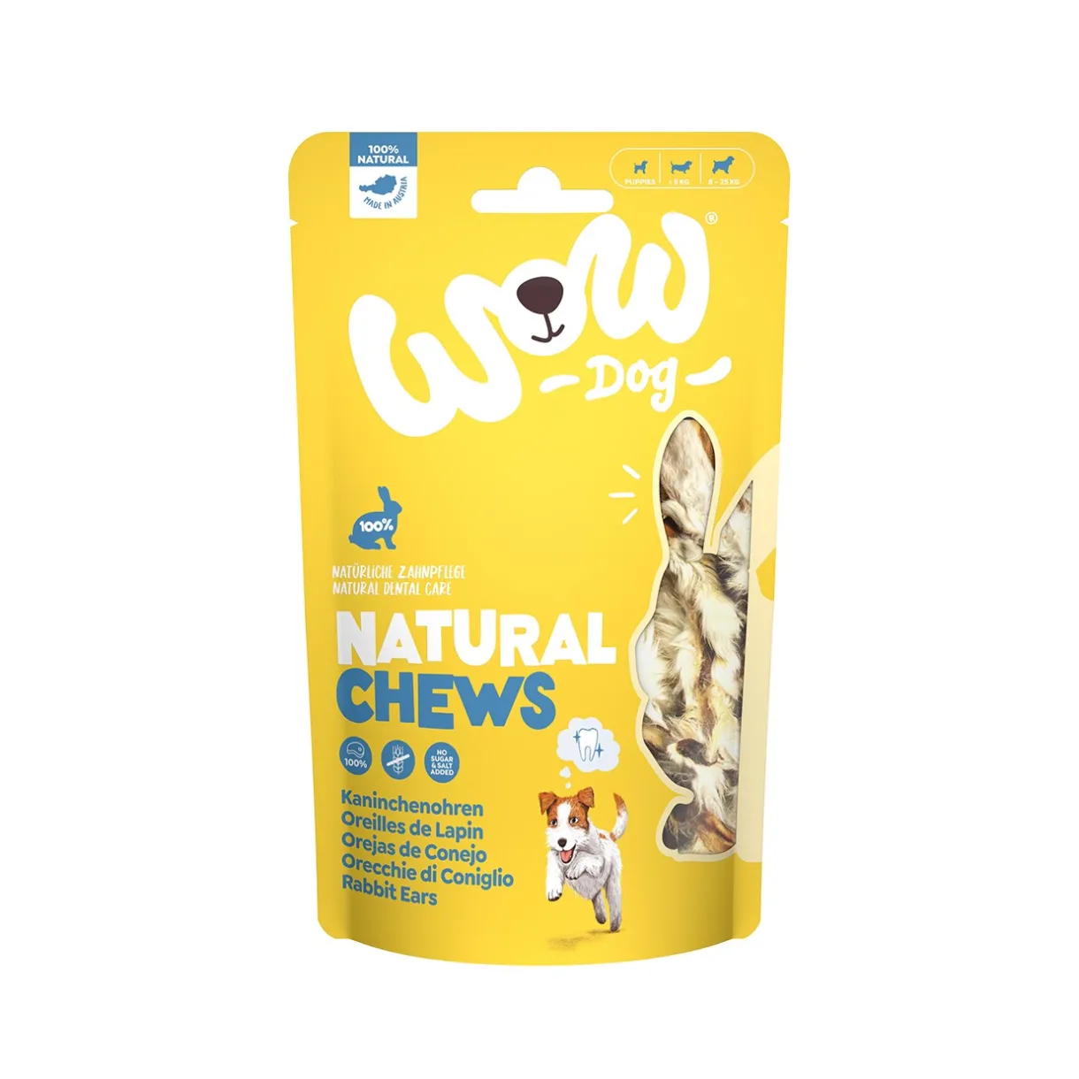 WOW Friandises^oreilles de lapin 120 g