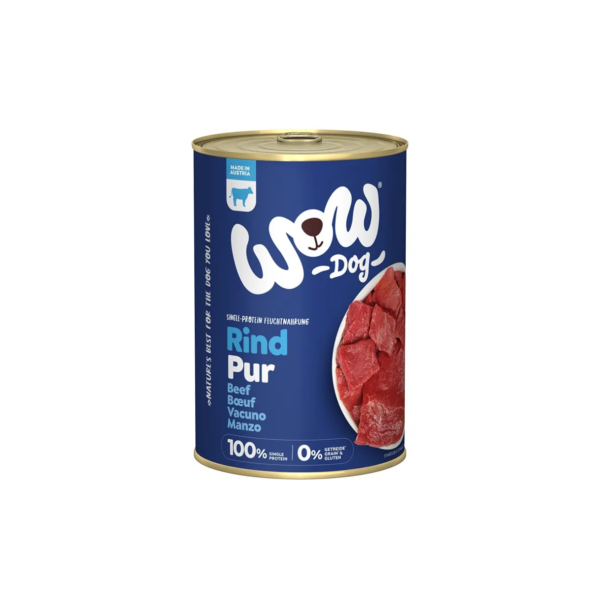 WOW Nourriture Humide^Pur Adult 6 x 400 g Bœuf