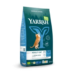 Yarrah Croquettes Pour Chat^Bio Adult nourriture sèche hareng 800 g