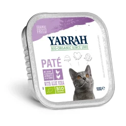 Yarrah Nourriture Humide|Nourriture Bio^Bio Pâté Adult Poulet et dinde 16x100 g